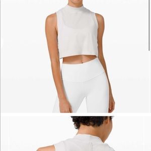 Lululemon All Yours Mock Neck Crop Tank